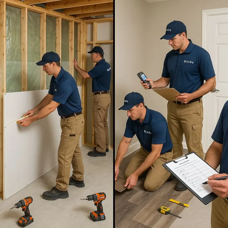 Repairs and Reconstruction process in Harrison County, IN